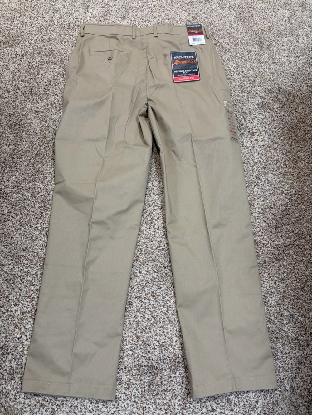 Architect Active Flex Classic Fit Khaki Pants - Picture 3 of 7
